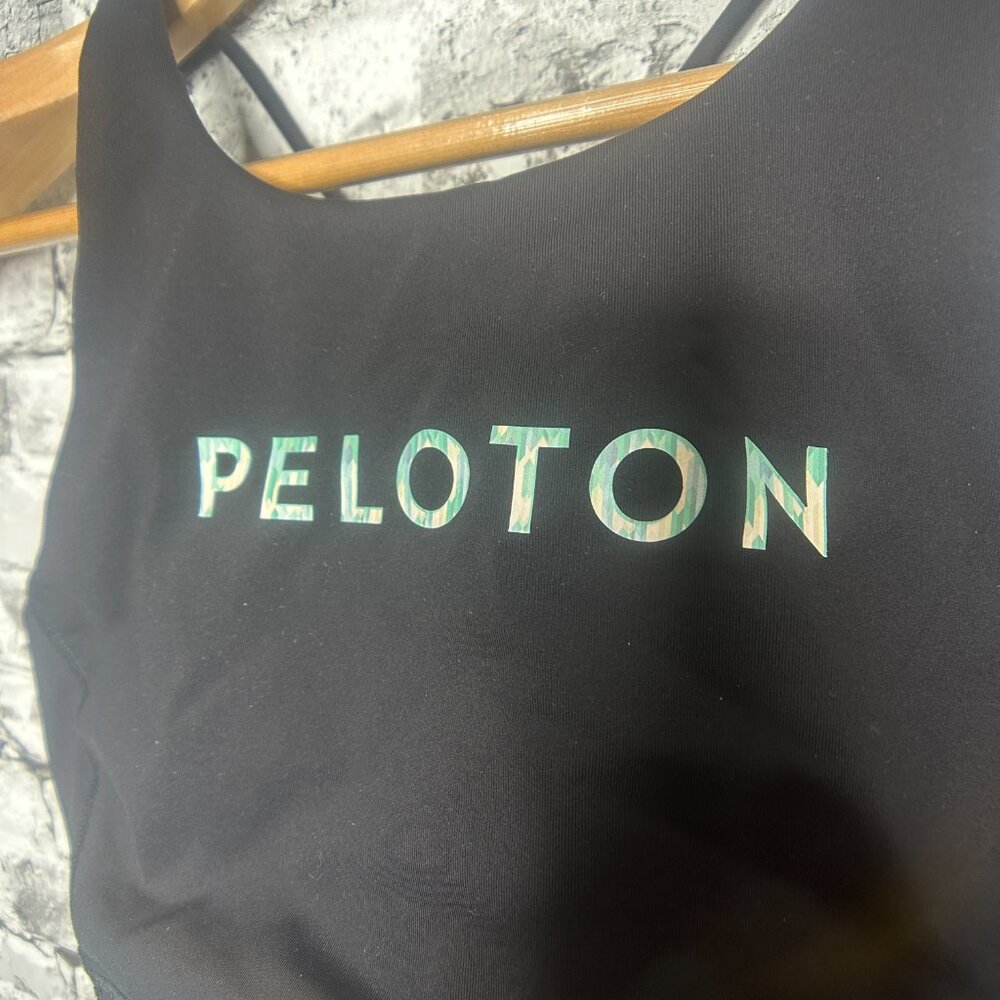 EUC Lululemon Peloton Sports Bra Black Size 8 - Picture 4 of 11